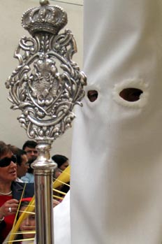 Penitente con vara, Córdoba, Andalucía