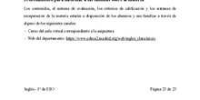 Programación Inglés 1º ESO