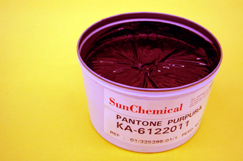 Bote tinta pantone purple