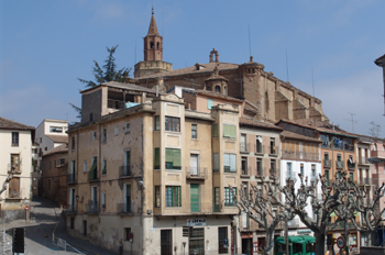 Vista de la Catedral de Barbastro