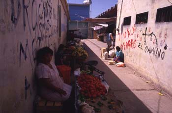 Vendedoras en el mercado de Champotón, México