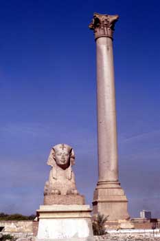 Columna de Pompeyo en Alejandría, Egipto