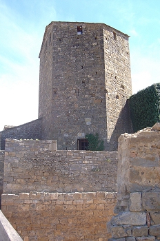 Torre del homenaje castillo Ainsa. Huesca