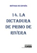14 LA DICTADURA DE PRIMO DE RIVERA (1923-29)