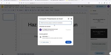 Compartir presentación en Google Drive