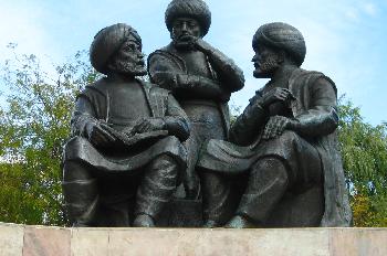 Estatua en los Jardines, Estambul, Turquía