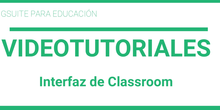 Interfaz de Classroom