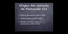 6º sociales el reinado de Fernando VII