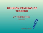 Reunion segundo trimestre