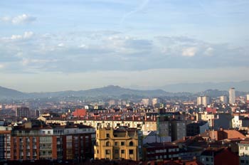 Vista aérea de una ciudad