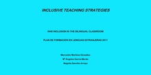 Inclusive Teaching Strategies