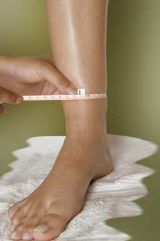 Vendas frías: medición extremidades inferiores. Paso 1