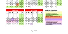 Calendario Escolar 2023/2024