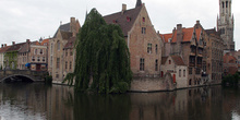 Vista desde Rozenhoedkaai, Brujas, Bélgica