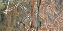Pintura rupestre, Parque Nacional de Kakadu (Australia)