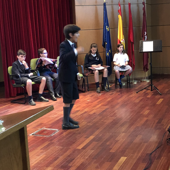 Fase final del III Concurso de Oratoria en Primaria de la Comunidad de Madrid 1