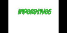 PRIMARIA - 4º - IMPERATIVES - INGLÉS - FORMACIÓN