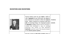Inventors and Inventions