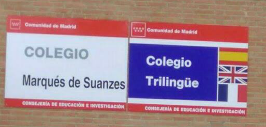 Cartel CEIP Marqués de Suanzes