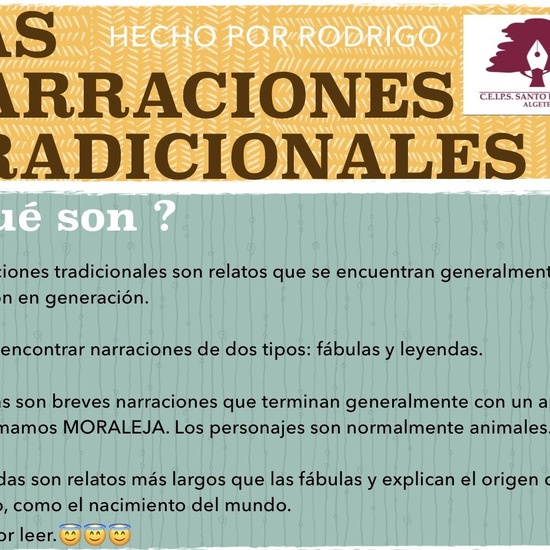 NARRACIONES TRADICIONALES