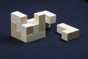 Decímetro cúbico desmontado