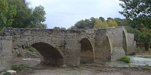 Arranque del puente de Capella Huesca