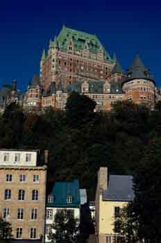 Castillo de Frontenac, Quebec City, Canadá