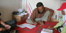 Voluntarios locales, Melaboh, Sumatra, Indonesia