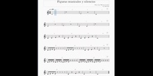 Figuras musicales y silencios