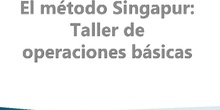Método Singapur: operaciones básicas de cálculo para primer ciclo