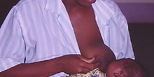 Madre con bebé, Nacala, Mozambique