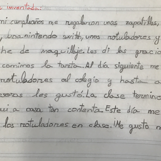 INVENTO HISTORIA USANDO ART Y DETERMINANTES