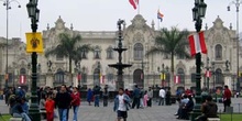 Palacio Presidencial y Plaza de Armas en Lima, Perú