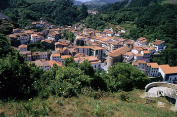 Vista general de Cudillero, Principado de Asturias
