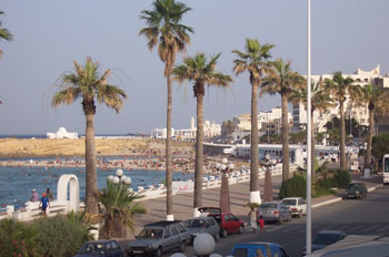 Paseo marítimo, Monastir, Túnez