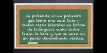 6º matemáticas Pirámides 