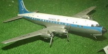 Maqueta de una avión de AVIACO, Museo del Aire de Madrid