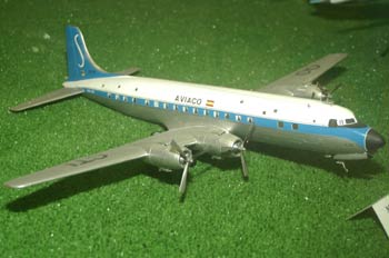 Maqueta de una avión de AVIACO, Museo del Aire de Madrid