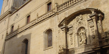 Vista parcial de la fachada, Catedral de Logroño