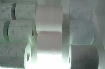 Papel tissue sanitario