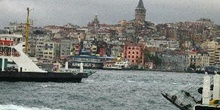Excursión sobre el Bósforo, vista de la ciudad, Estambul, Turquí