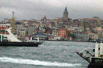 Excursión sobre el Bósforo, vista de la ciudad, Estambul, Turquí