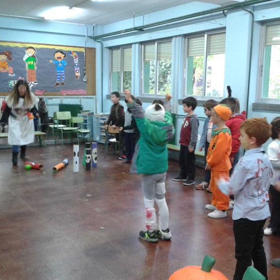2018_10_31_1º disfruta terrorificamente en Halloween_CEIP FDLR_Las Rozas 39