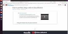  Crea tu porfolio, blog o web en EducaMadrid: Antes de empezar (C36)