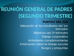 Reunión general de padres 2º trimestre