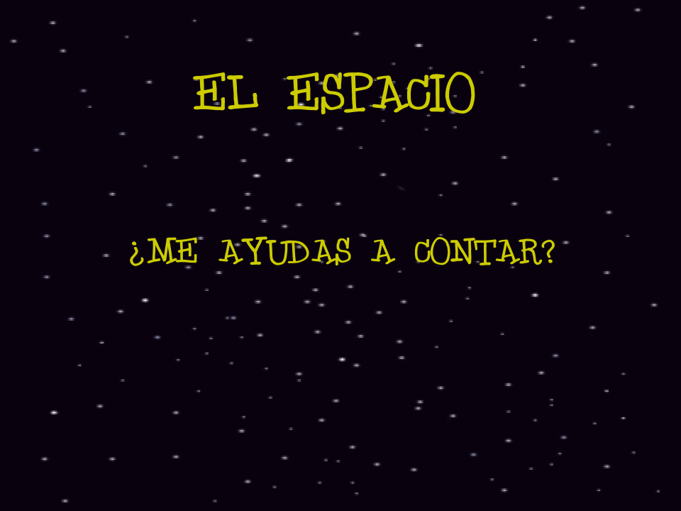 Contamos objetos espaciales