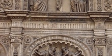 Detalle de la portada de la Basílica del Pilar, Zaragoza