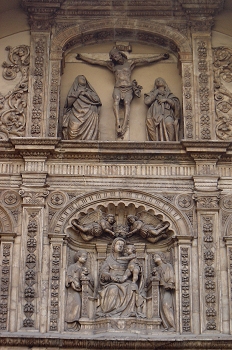 Detalle de la portada de la Basílica del Pilar, Zaragoza