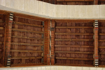 Artesonado policromado, Huesca