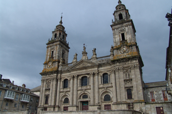 Fachada principal de la Catedral de Lugo, Galicia